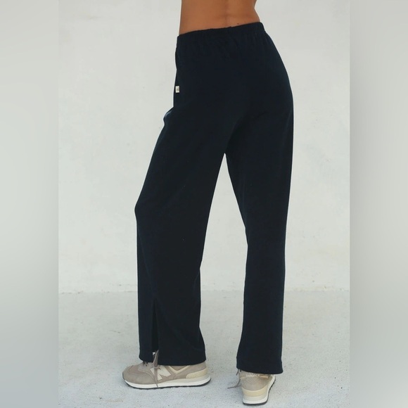 NWT Araminta James HARLOW TERRY PANT $118 - color midnight navy - Size MEDIUM - Picture 2 of 9